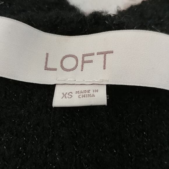 LOFT Sequin Sweater Black Size XS - Picture 4 of 5
